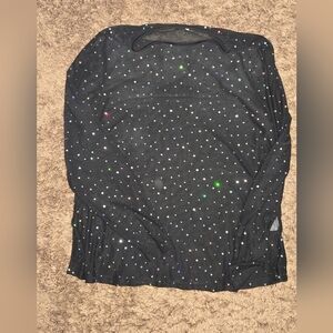 Black Polka Dot Skirt